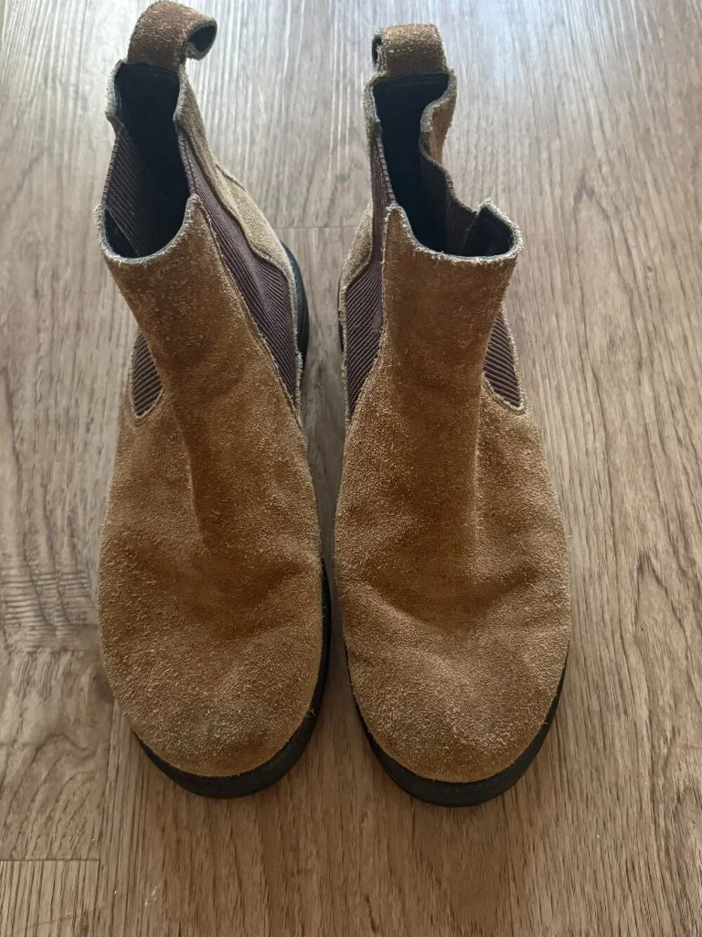 Diesel Brown D-Alabhama LCH Chelsea Suede Leather Boots US 8.5